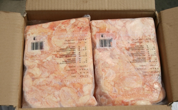 巴西冷凍雞肉進(jìn)口報關(guān)手續到天津代理雞胸皮案例